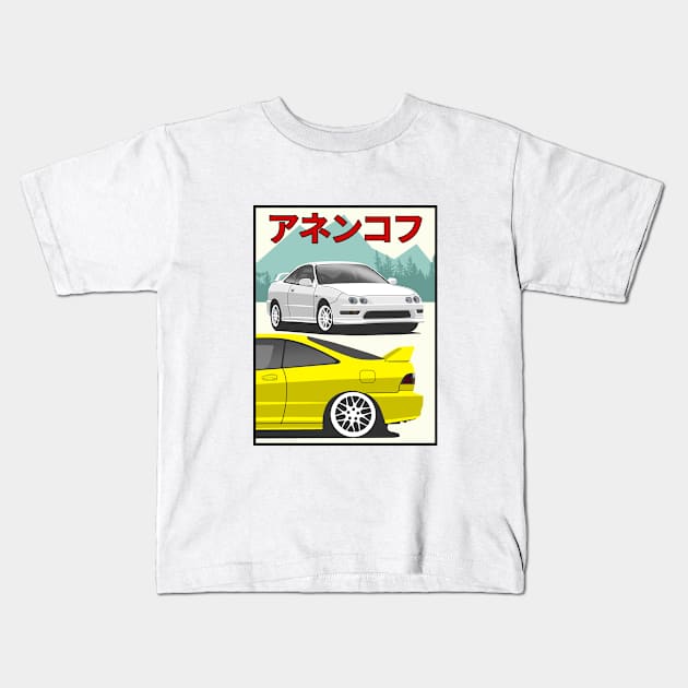 Honda Integra Kids T-Shirt by Rebellion Store